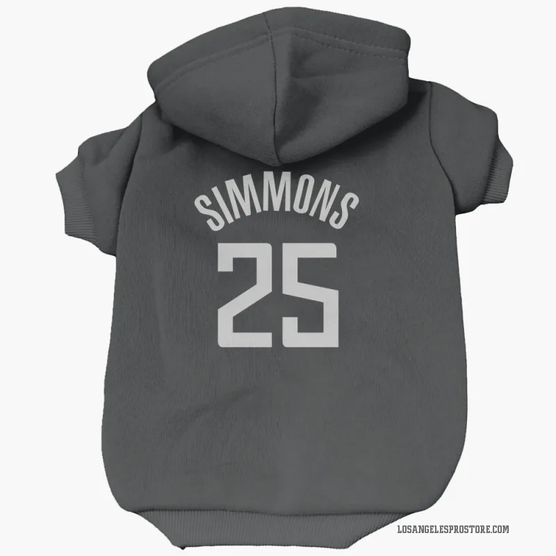 Ben Simmons  Black Los Angeles Clippers  Cat & Dog Pet Hoodie