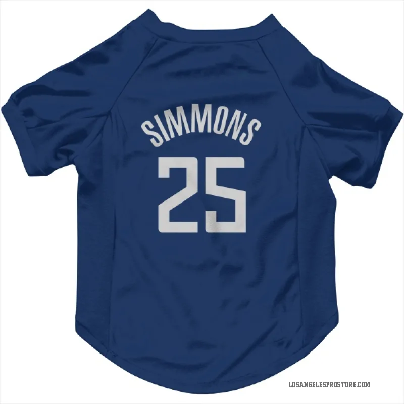 Ben Simmons  Blue Los Angeles Clippers  Cat & Dog Pet Jersey