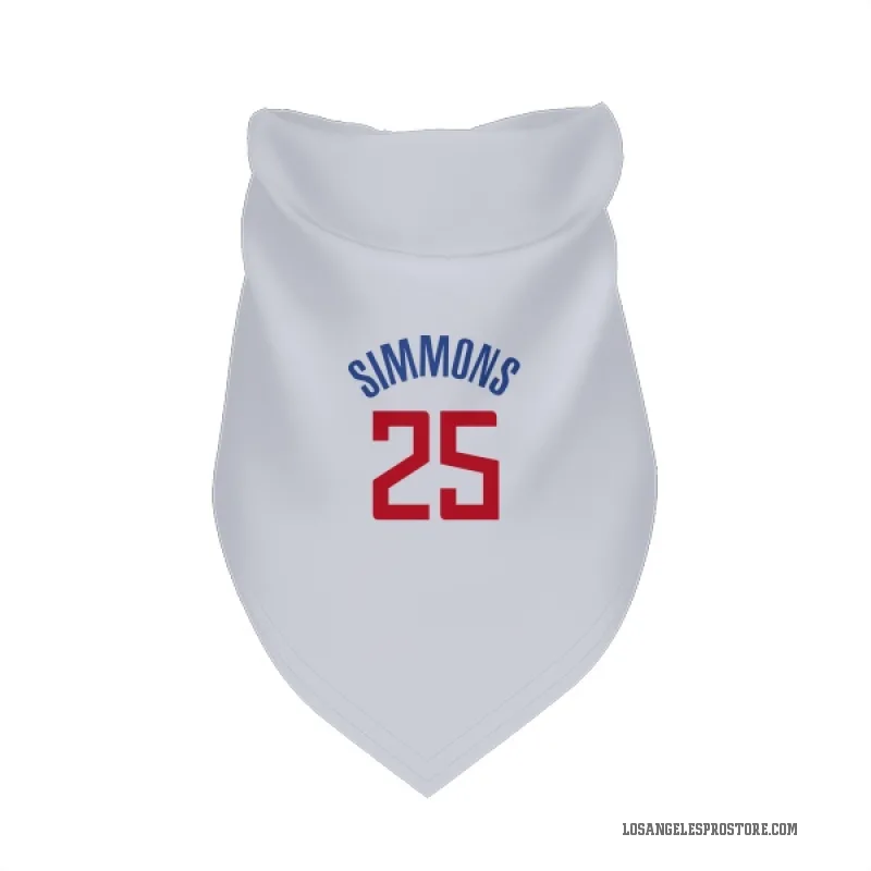 Ben Simmons  White Los Angeles Clippers  Cat & Dog Pet Bandana