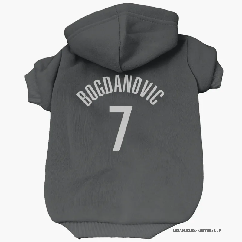 Bogdan Bogdanovic  Black Los Angeles Clippers  Cat & Dog Pet Hoodie
