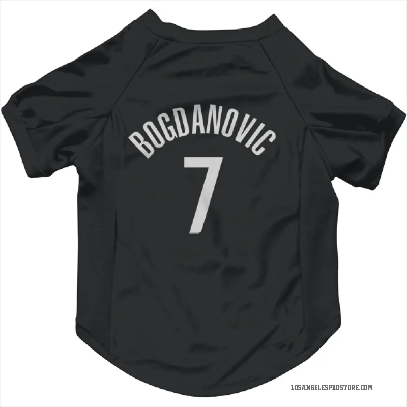Bogdan Bogdanovic  Black Los Angeles Clippers  Cat & Dog Pet Jersey