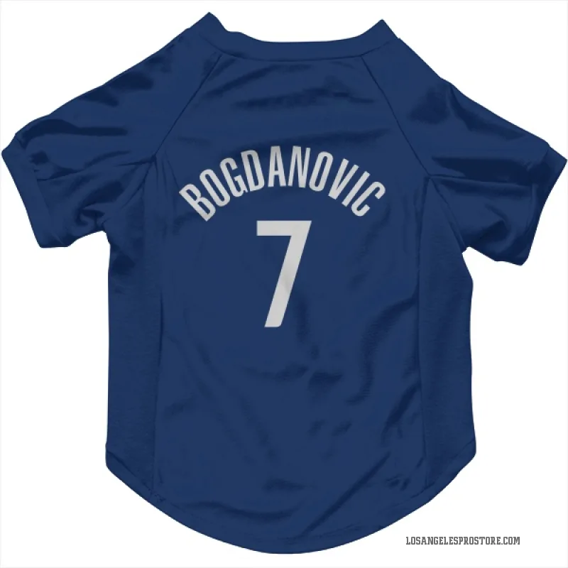 Bogdan Bogdanovic  Blue Los Angeles Clippers  Cat & Dog Pet Jersey
