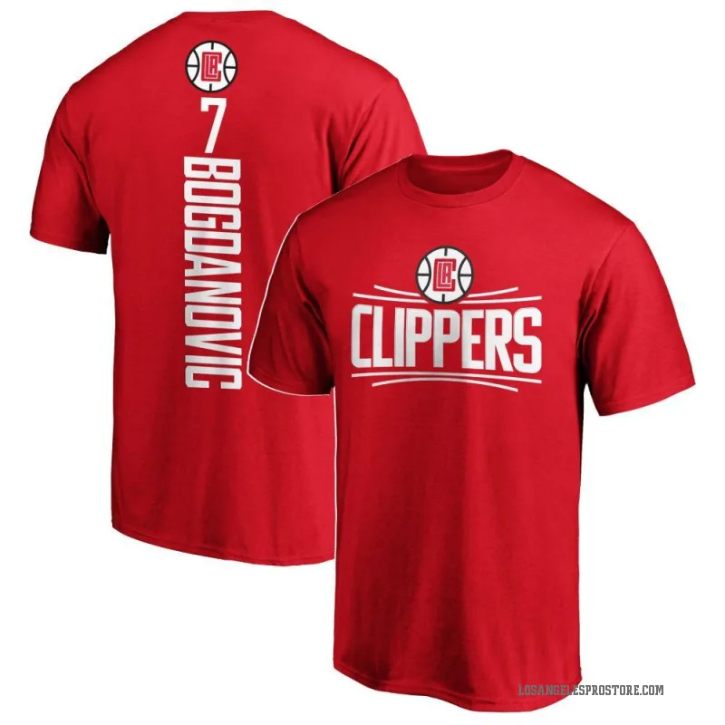 Bogdan Bogdanovic Men's Royal Los Angeles Clippers Backer T-Shirt