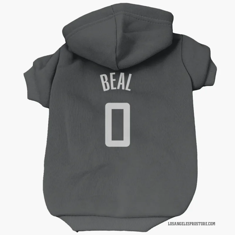 Bradley Beal  Black Los Angeles Clippers  Cat & Dog Pet Hoodie