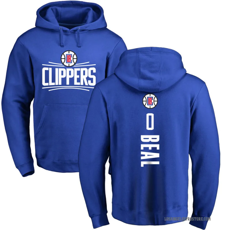 Bradley Beal Men's Royal Los Angeles Clippers Branded Backer Pullover Hoodie