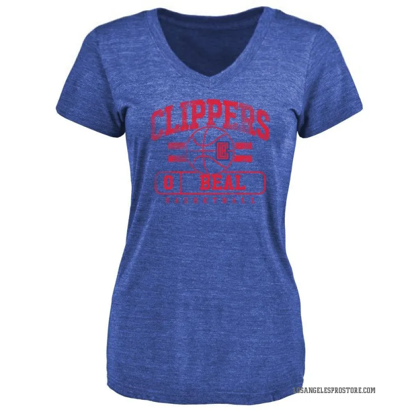 Bradley Beal Women's Royal Los Angeles Clippers Baseline T-Shirt