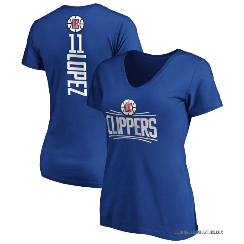 Brook Lopez Women's Royal Los Angeles Clippers Backer T-Shirt