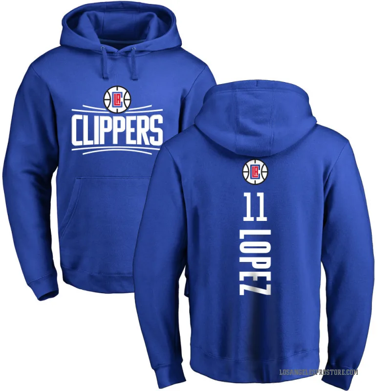 Brook Lopez Youth Royal Los Angeles Clippers Branded Backer Pullover Hoodie