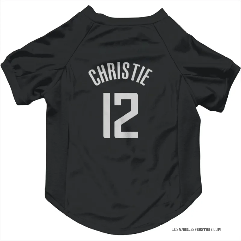 Cam Christie  Black Los Angeles Clippers  Cat & Dog Pet Jersey