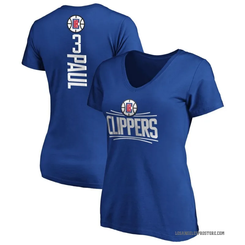 Chris Paul Women's Royal Los Angeles Clippers Backer T-Shirt