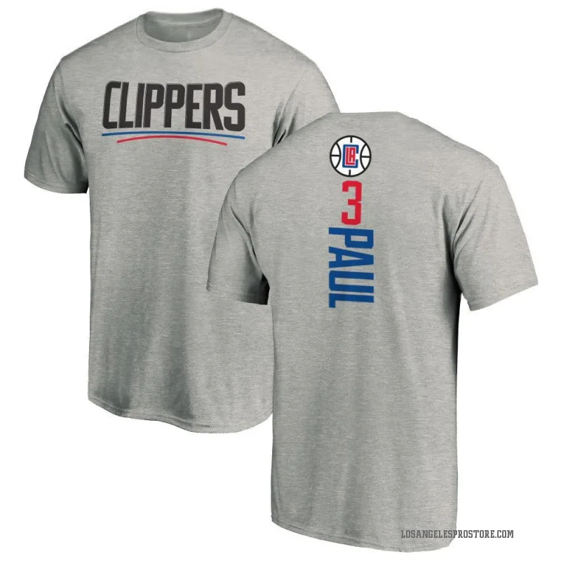 Chris Paul Youth Los Angeles Clippers Ash Backer T-Shirt