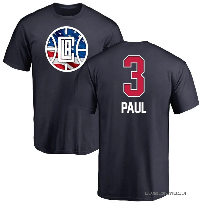 Chris Paul Youth Navy Los Angeles Clippers Name and Number Banner Wave T-Shirt