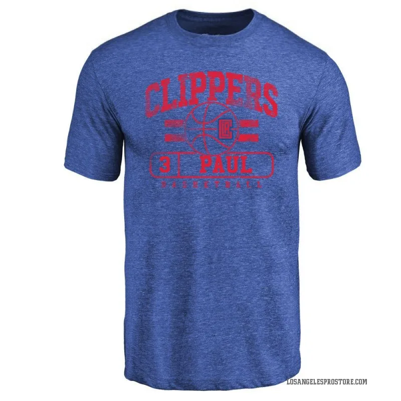 Chris Paul Youth Royal Los Angeles Clippers Baseline T-Shirt