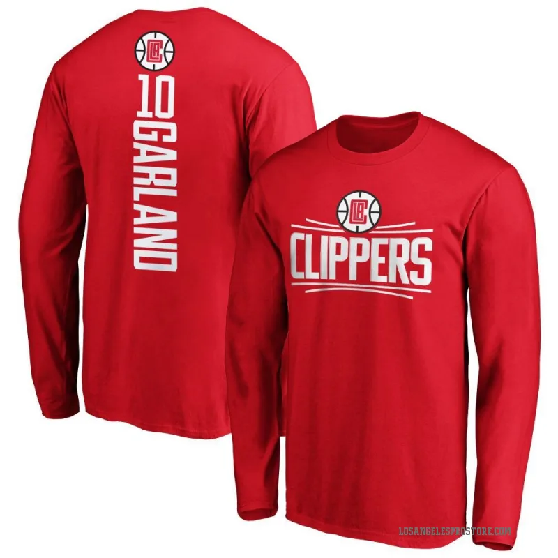 Darius Garland Men's Royal Los Angeles Clippers Backer Long Sleeve T-Shirt