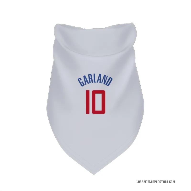 Darius Garland  White Los Angeles Clippers  Cat & Dog Pet Bandana