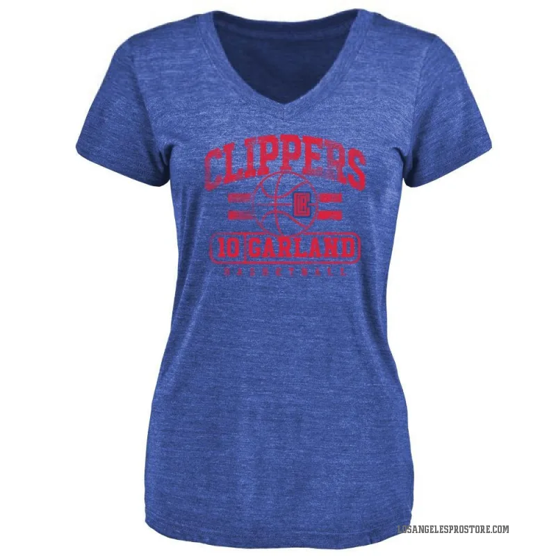 Darius Garland Women's Royal Los Angeles Clippers Baseline T-Shirt