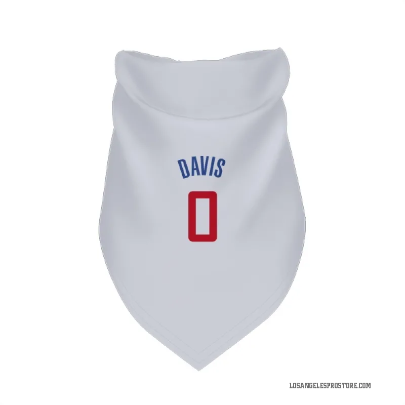 Glen Davis  White Los Angeles Clippers  Cat & Dog Pet Bandana