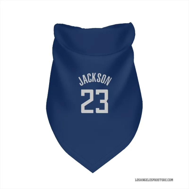 Isaiah Jackson  Blue Los Angeles Clippers  Cat & Dog Pet Bandana
