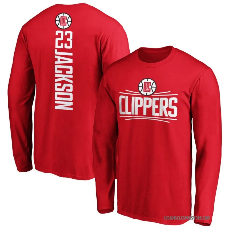 Isaiah Jackson Youth Royal Los Angeles Clippers Backer Long Sleeve T-Shirt