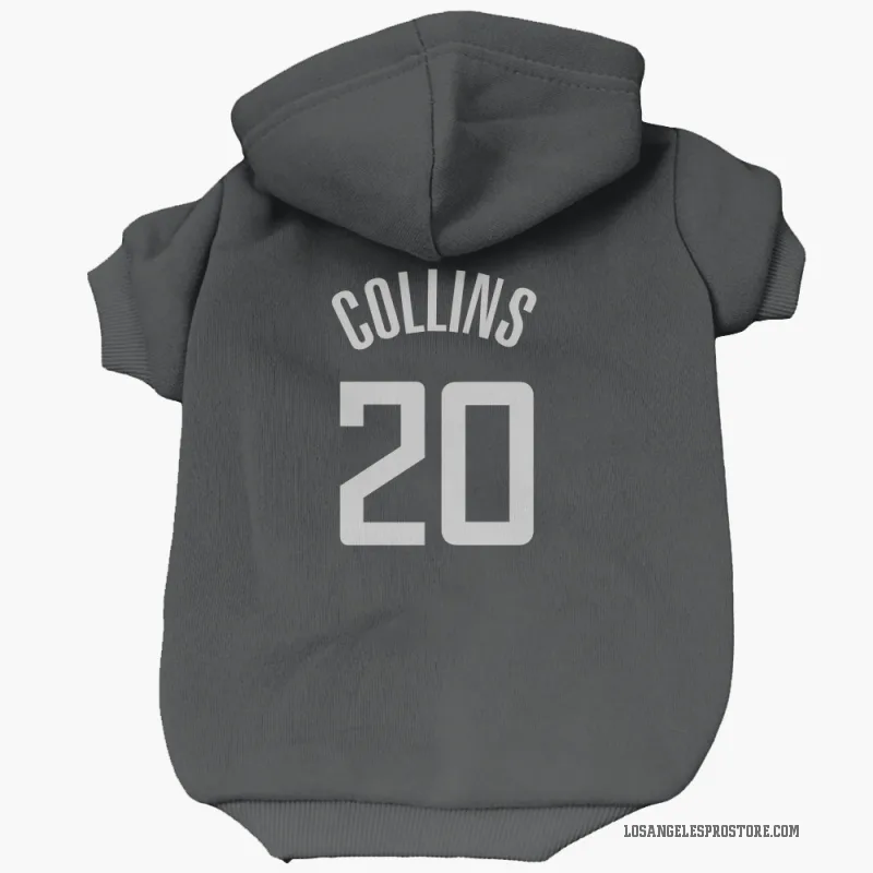 John Collins  Black Los Angeles Clippers  Cat & Dog Pet Hoodie