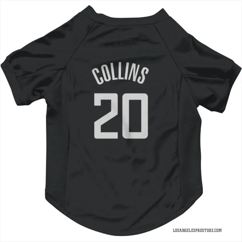 John Collins  Black Los Angeles Clippers  Cat & Dog Pet Jersey