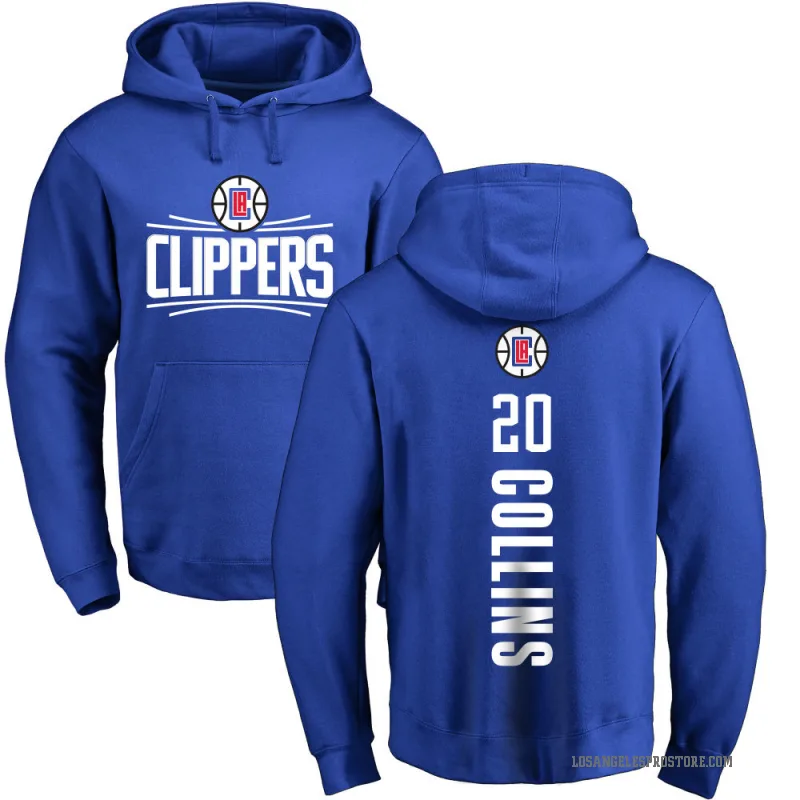 John Collins Men's Royal Los Angeles Clippers Branded Backer Pullover Hoodie