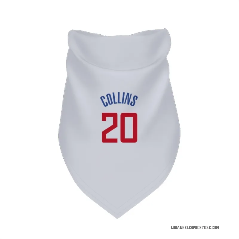 John Collins  White Los Angeles Clippers  Cat & Dog Pet Bandana