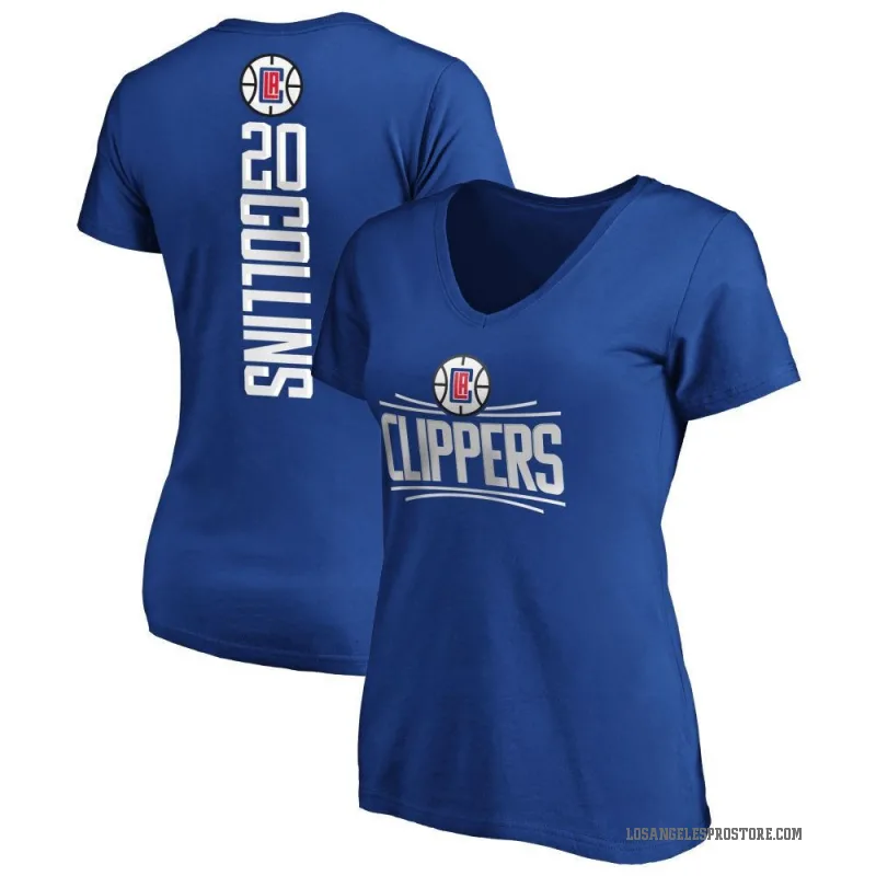 John Collins Women's Royal Los Angeles Clippers Backer T-Shirt