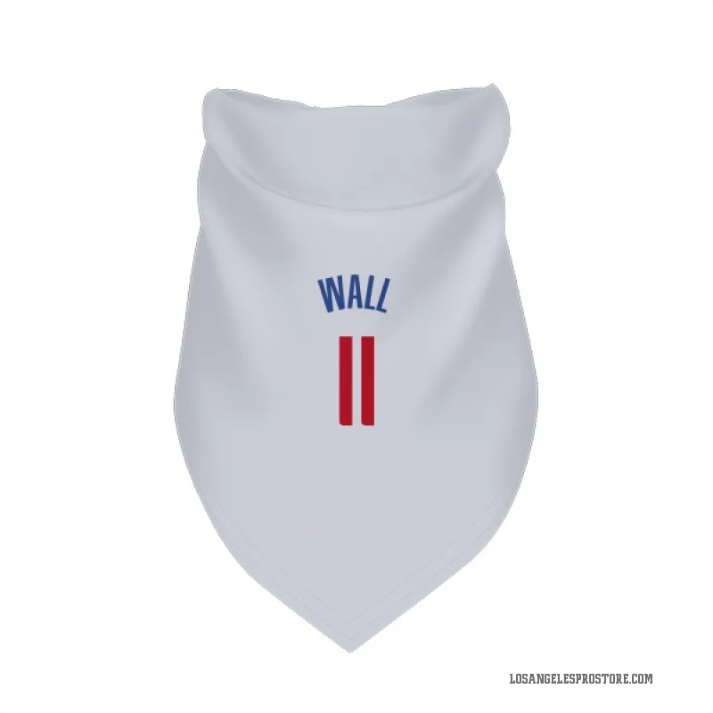 John Wall  White Los Angeles Clippers  Cat & Dog Pet Bandana
