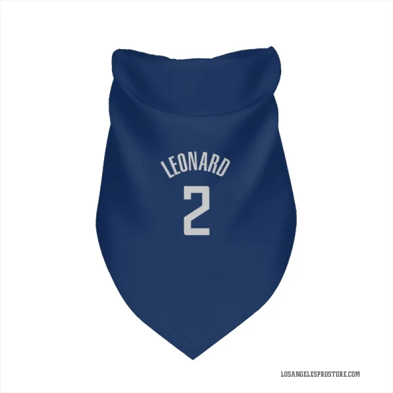 Kawhi Leonard  Blue Los Angeles Clippers  Cat & Dog Pet Bandana