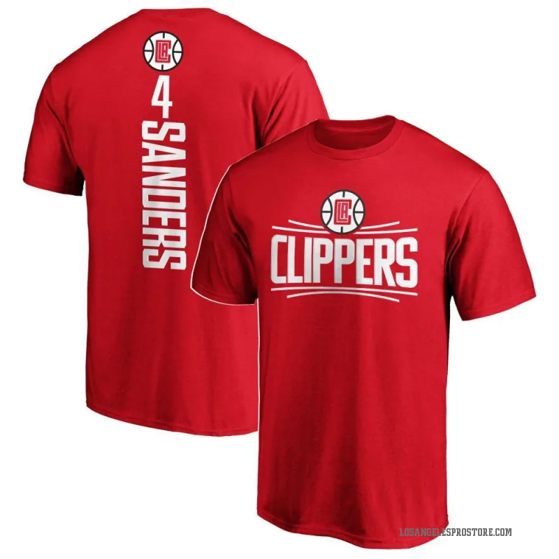 Kobe Sanders Youth Royal Los Angeles Clippers Backer T-Shirt