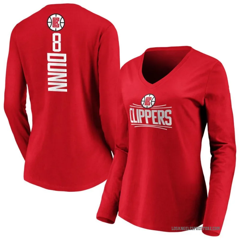 Kris Dunn Women's Royal Los Angeles Clippers Backer Long Sleeve T-Shirt