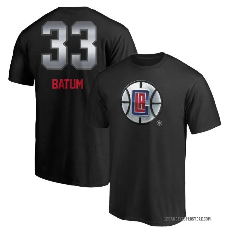 Nicolas Batum Youth Black Los Angeles Clippers Midnight Mascot T-Shirt
