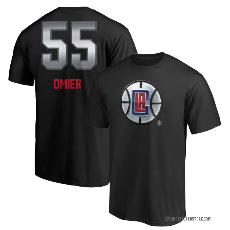 Norchad Omier Men's Black Los Angeles Clippers Midnight Mascot T-Shirt