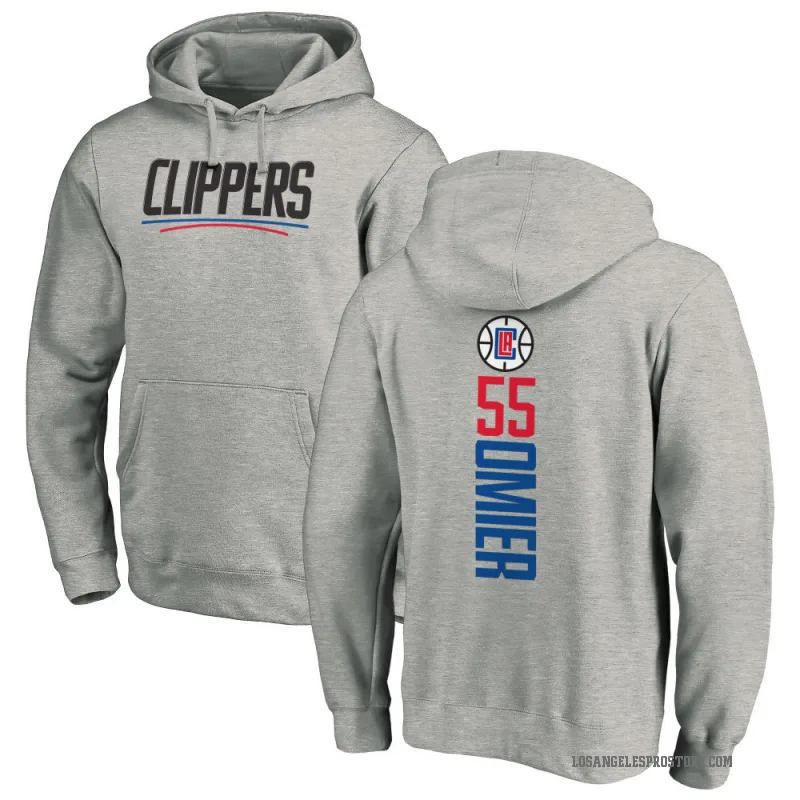 Norchad Omier Men's Los Angeles Clippers Branded Ash Backer Pullover Hoodie