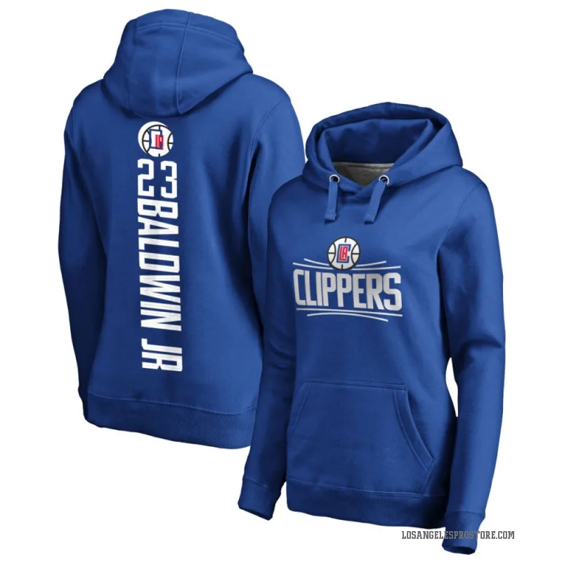 Patrick Baldwin Jr. Women's Royal Los Angeles Clippers Branded Backer Pullover Hoodie