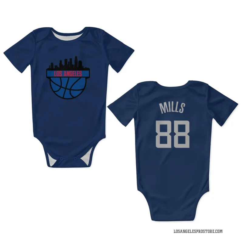 Patty Mills  Blue Los Angeles Clippers  Newborn & Infant Bodysuit