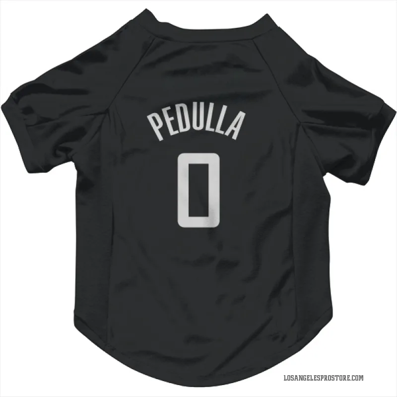 Sean Pedulla  Black Los Angeles Clippers  Cat & Dog Pet Jersey
