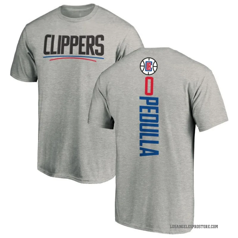 Sean Pedulla Men's Los Angeles Clippers Ash Backer T-Shirt