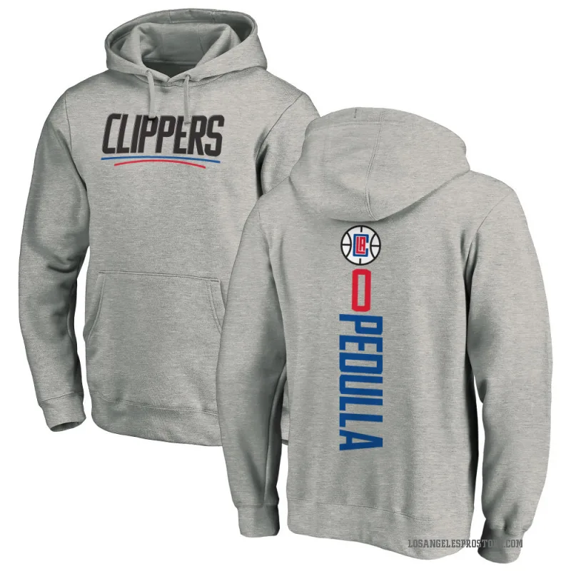Sean Pedulla Youth Los Angeles Clippers Branded Ash Backer Pullover Hoodie