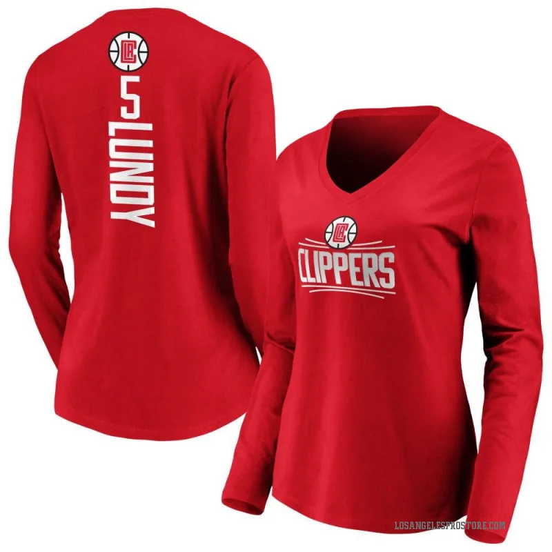 Seth Lundy Women's Royal Los Angeles Clippers Backer Long Sleeve T-Shirt