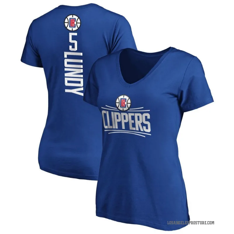 Seth Lundy Women's Royal Los Angeles Clippers Backer T-Shirt