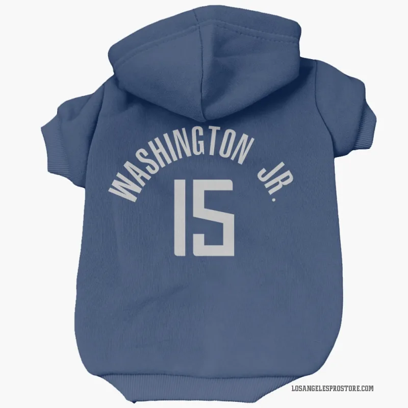 TyTy Washington Jr.  Blue Los Angeles Clippers  Cat & Dog Pet Hoodie
