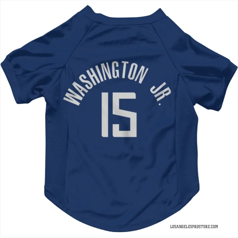 TyTy Washington Jr.  Blue Los Angeles Clippers  Cat & Dog Pet Jersey