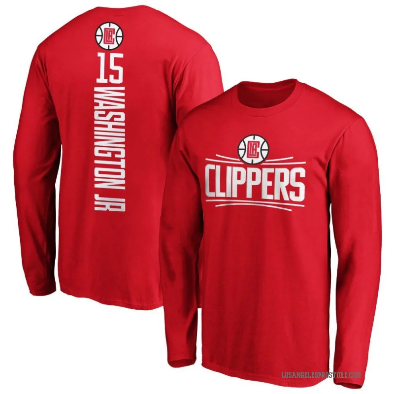 TyTy Washington Jr. Youth Royal Los Angeles Clippers Backer Long Sleeve T-Shirt