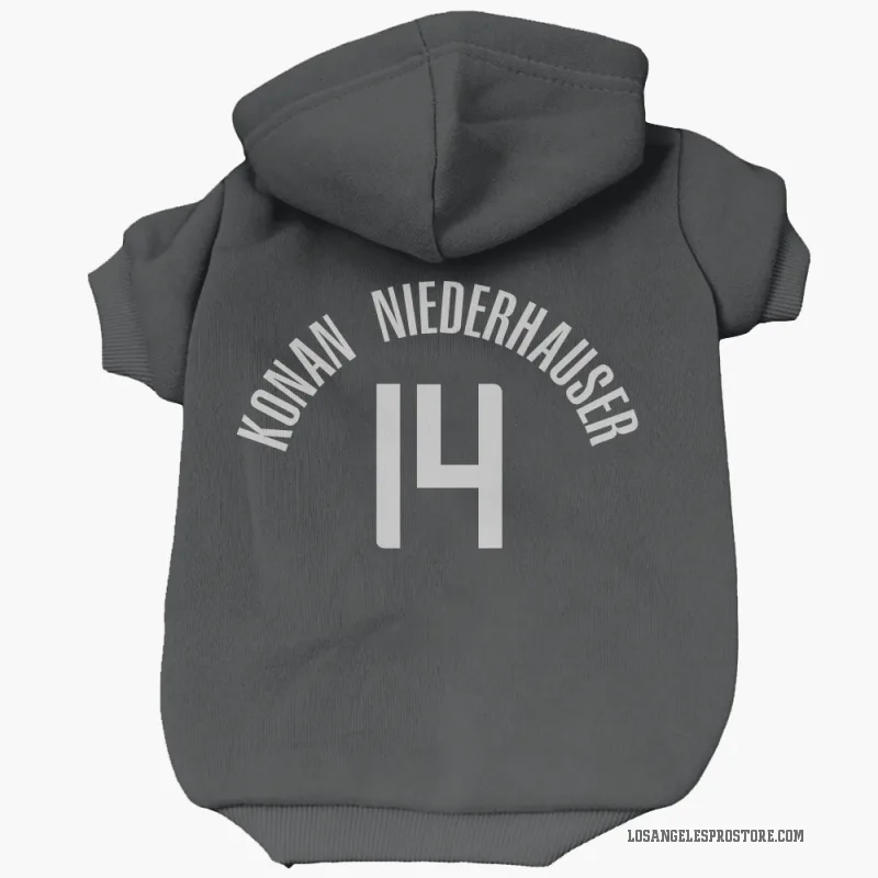 Yanic Konan Niederhauser  Black Los Angeles Clippers  Cat & Dog Pet Hoodie