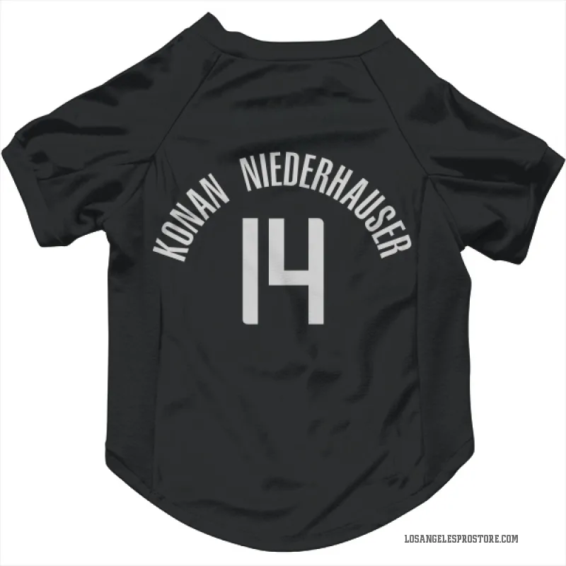Yanic Konan Niederhauser  Black Los Angeles Clippers  Cat & Dog Pet Jersey