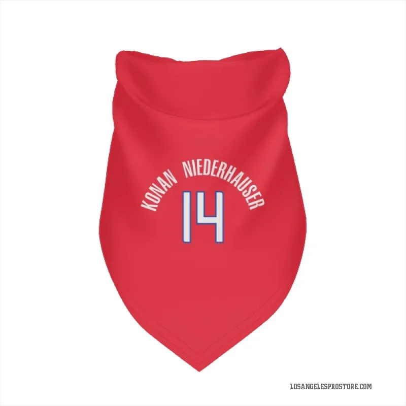 Yanic Konan Niederhauser  Red Los Angeles Clippers  Cat & Dog Pet Bandana