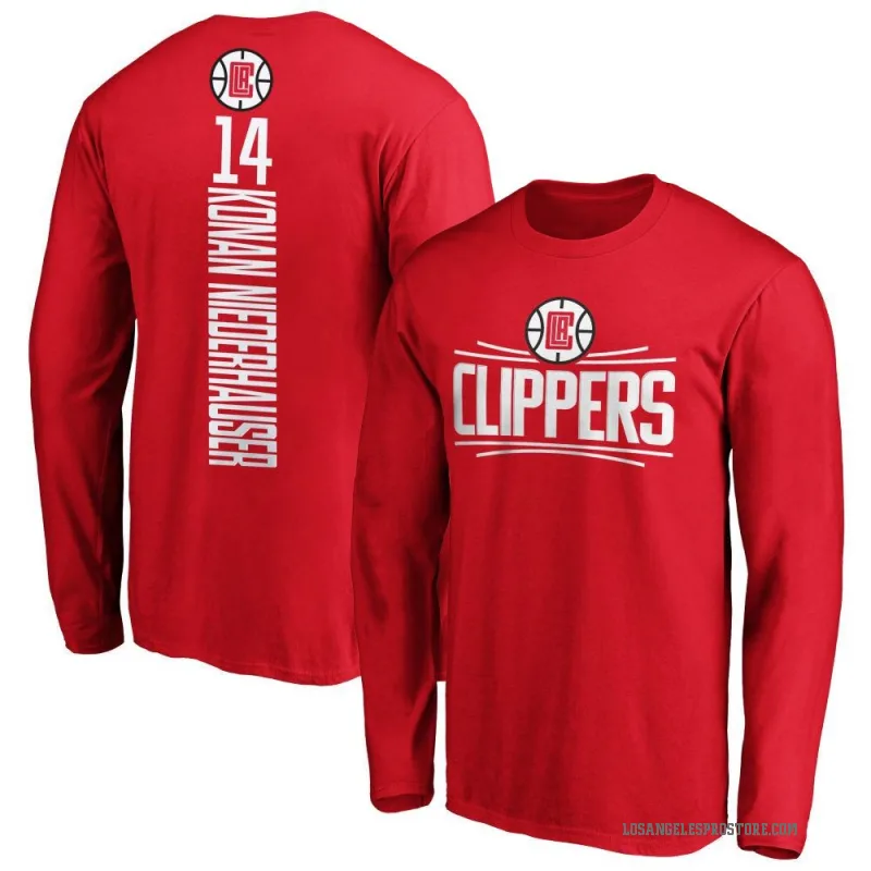 Yanic Konan Niederhauser Youth Royal Los Angeles Clippers Backer Long Sleeve T-Shirt